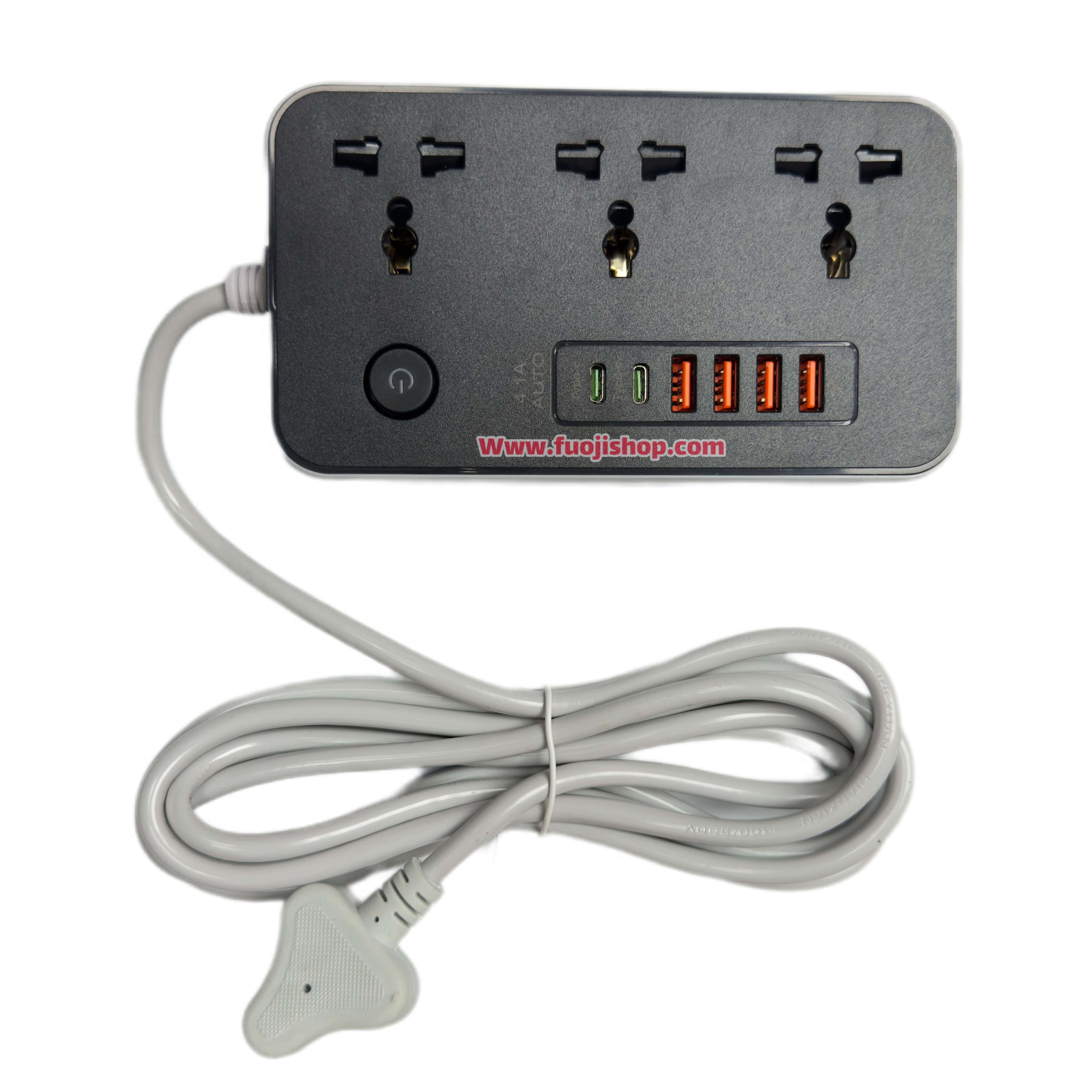 سه راهی برق USB دار Z65